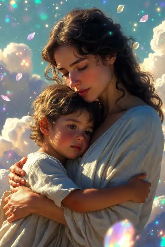 Realistic Magical Parent Child Portraits