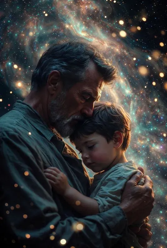 Realistic Magical Parent Child Portraits