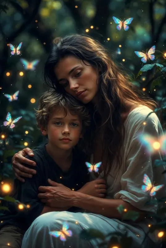 Realistic Magical Parent Child Portraits