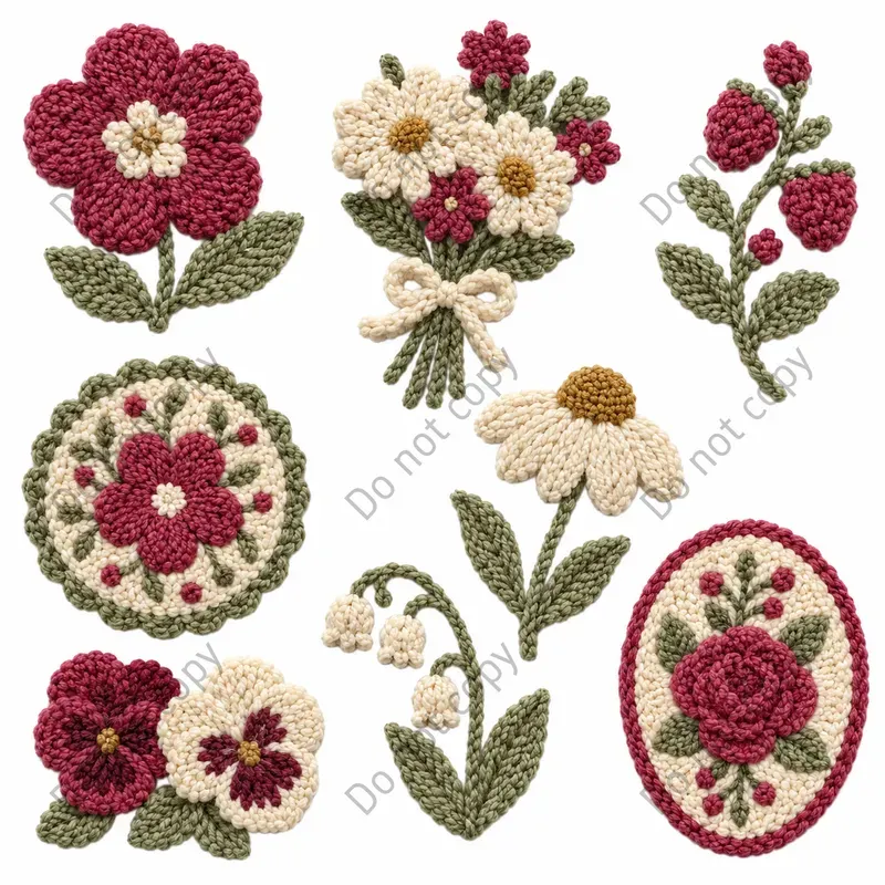 Punch Needle Clipart Any Themes