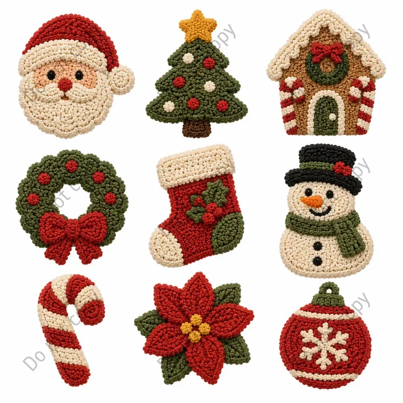 Punch Needle Clipart Any Themes
