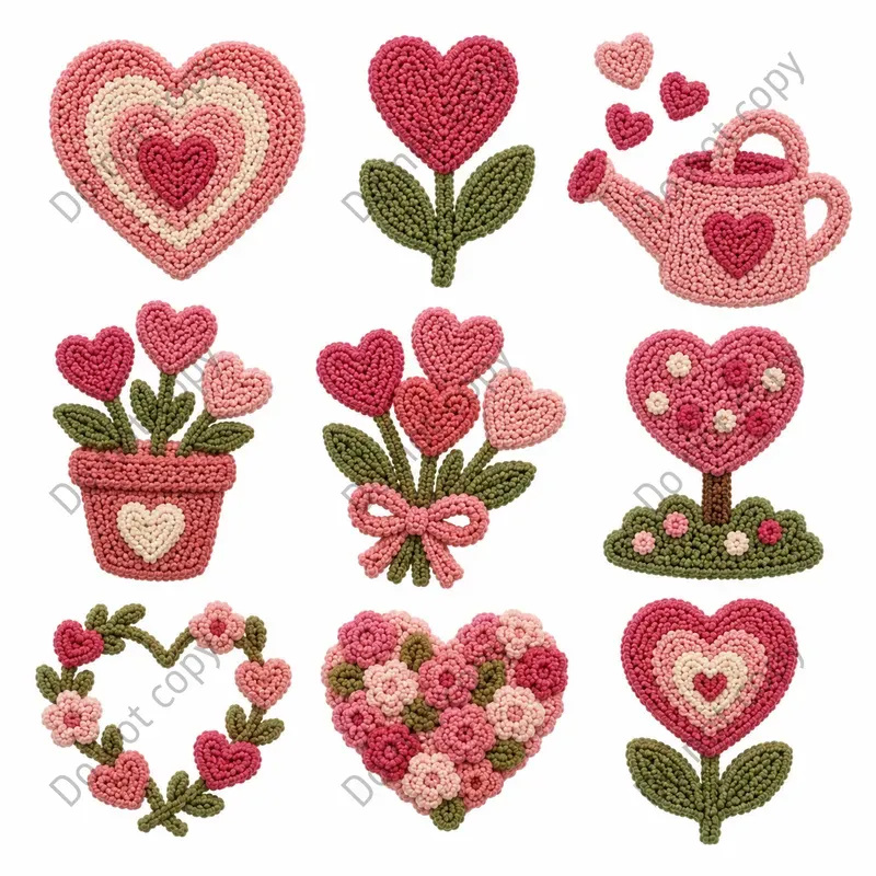Punch Needle Clipart Any Themes