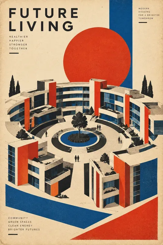 Bauhaus Architecture Art Posters