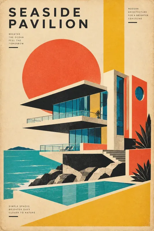 Bauhaus Architecture Art Posters