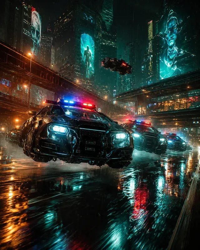 Cyberpunk Dystopian Cities