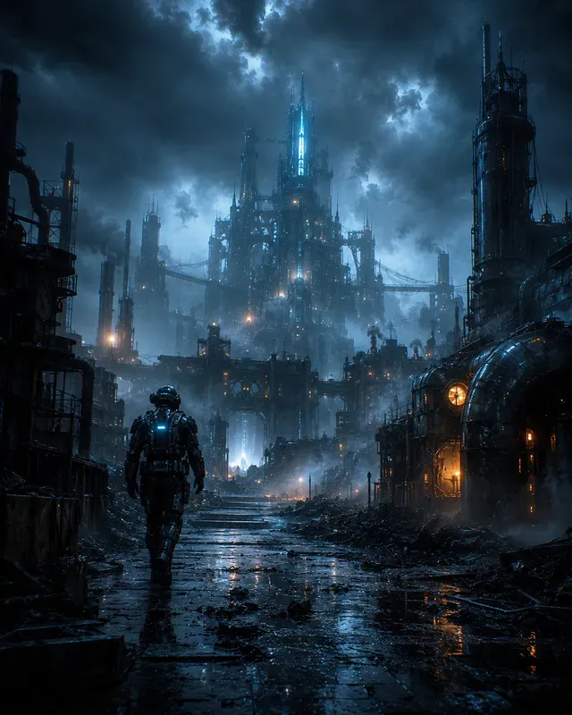 Cyberpunk Dystopian Cities