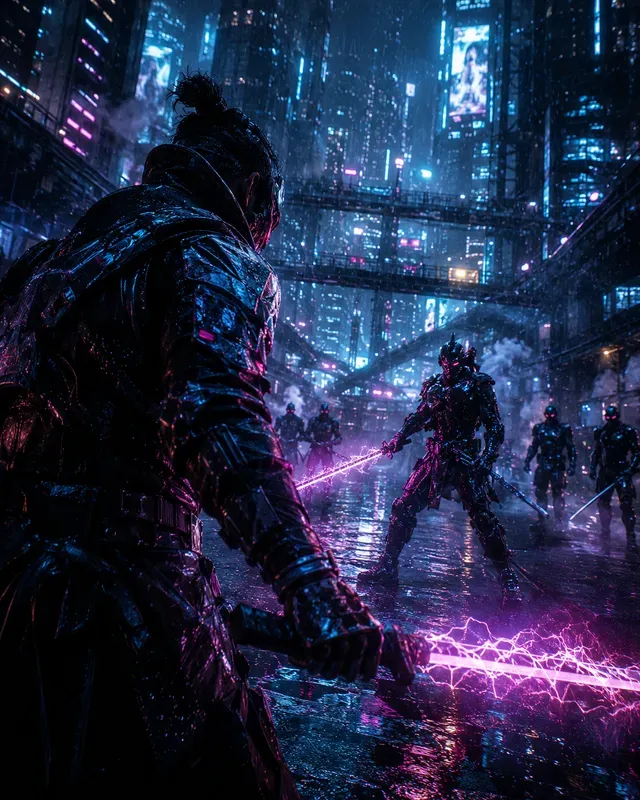 Cyberpunk Dystopian Cities