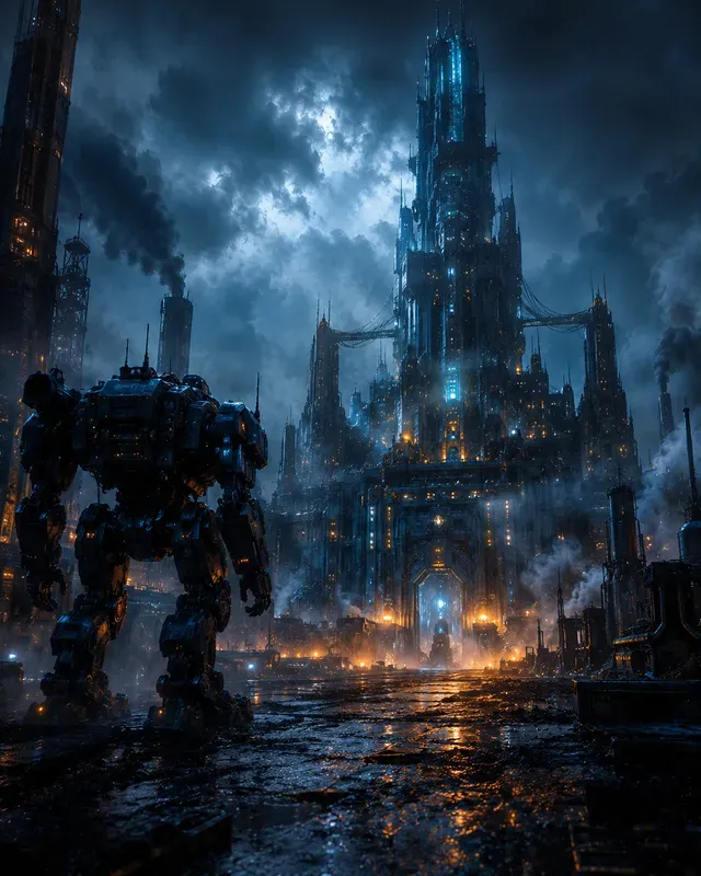 Cyberpunk Dystopian Cities