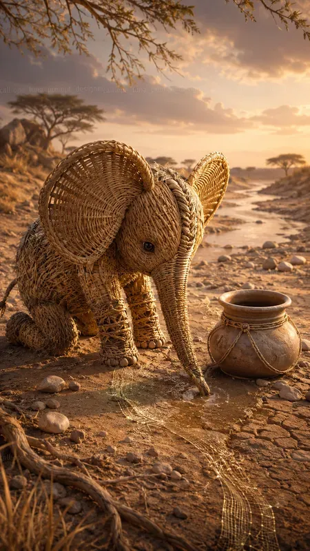 Storytelling Woven Basket Creatures