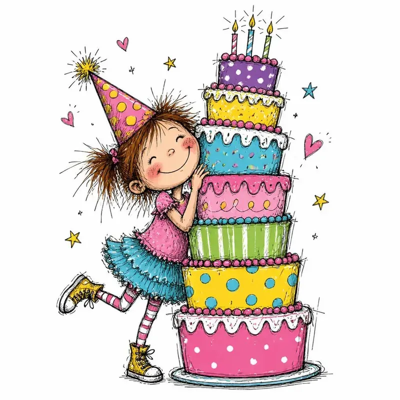 Boho Girls Whimsical Etsy Cliparts