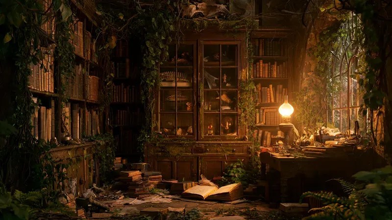 Abandoned Libraries Art Generator