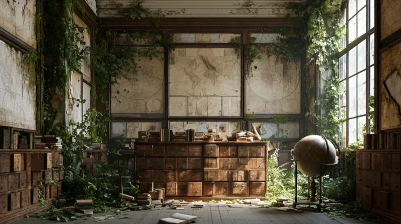 Abandoned Libraries Art Generator