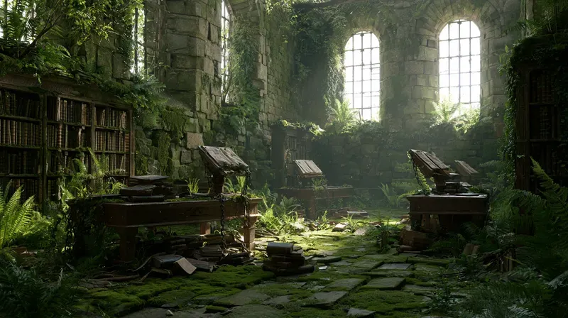 Abandoned Libraries Art Generator