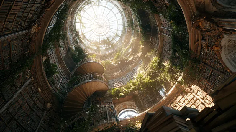 Abandoned Libraries Art Generator