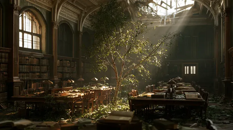 Abandoned Libraries Art Generator