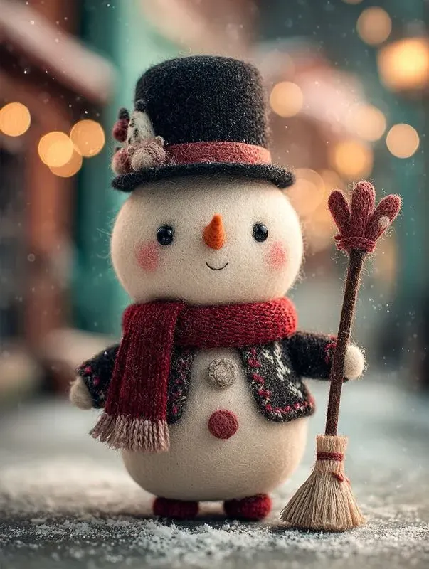 Christmas Wool Felt Characters