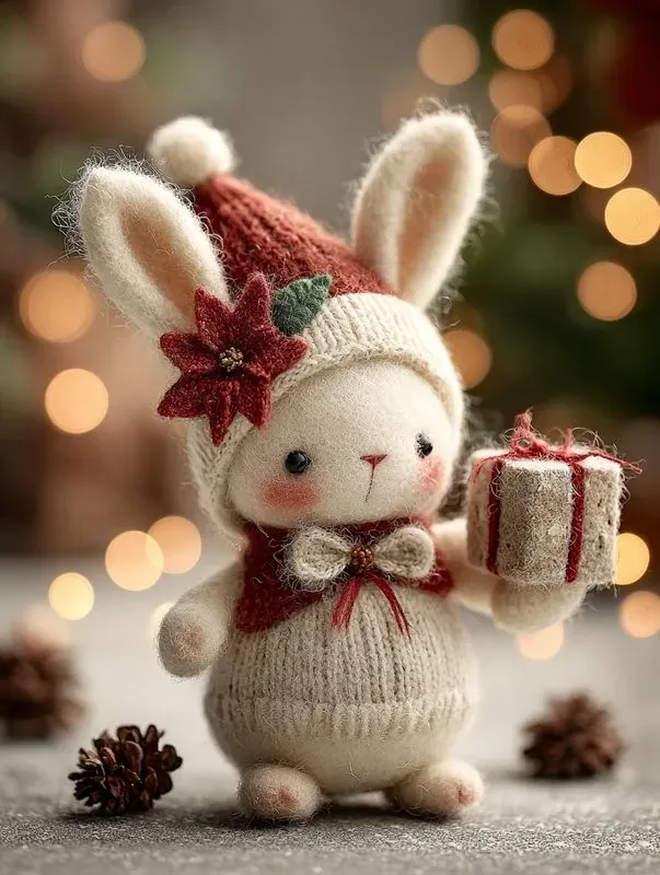 Christmas Wool Felt Characters