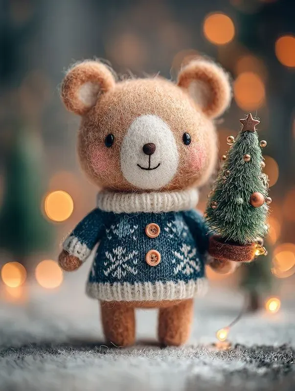 Christmas Wool Felt Characters