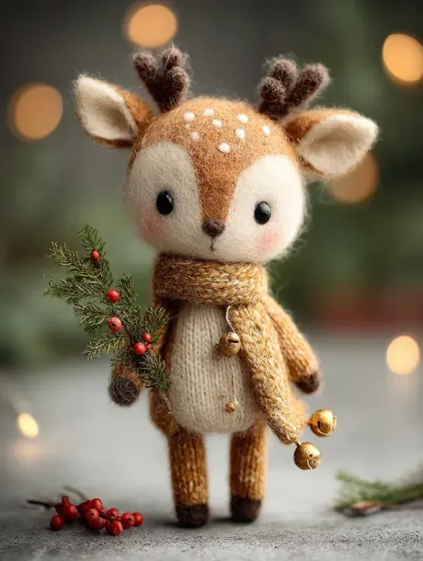 Christmas Wool Felt Characters
