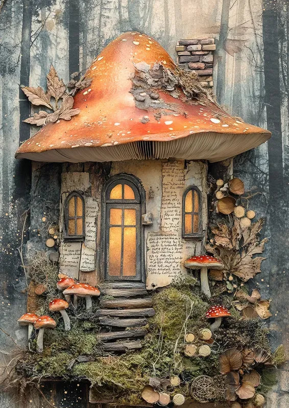 Forest Spirit Lore Junk Journal Pages