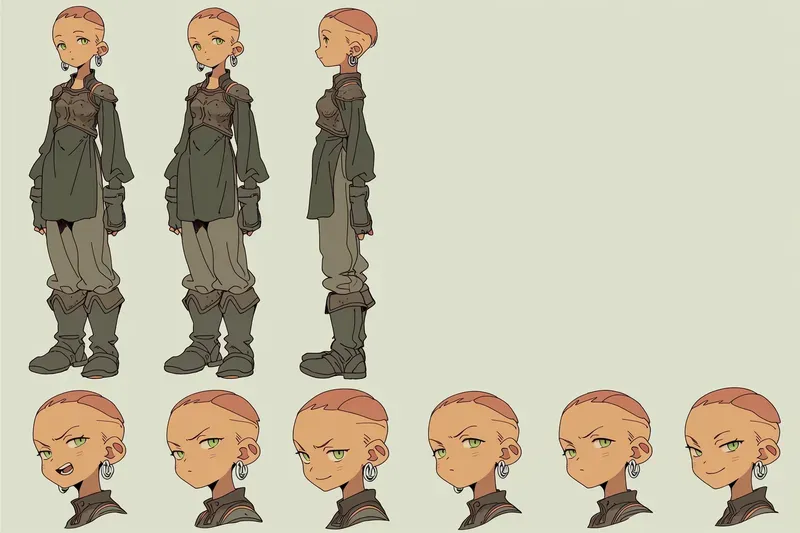 Character Reference Sheet Generator