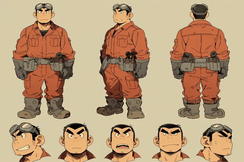 Character Reference Sheet Generator