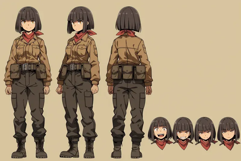 Character Reference Sheet Generator