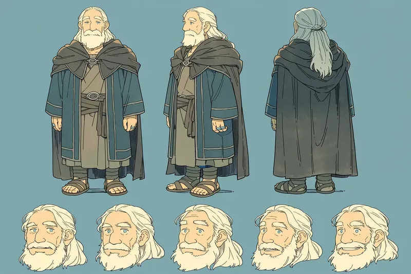 Character Reference Sheet Generator