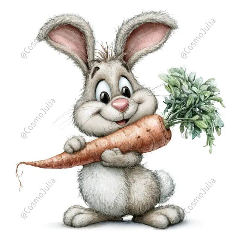 Whimsical Funny Animal Clipart