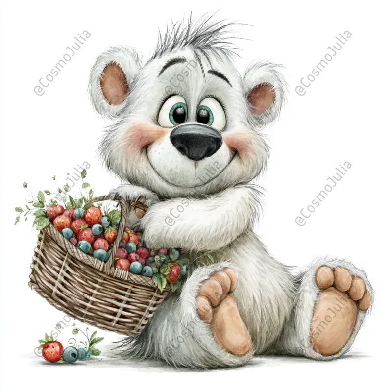 Whimsical Funny Animal Clipart