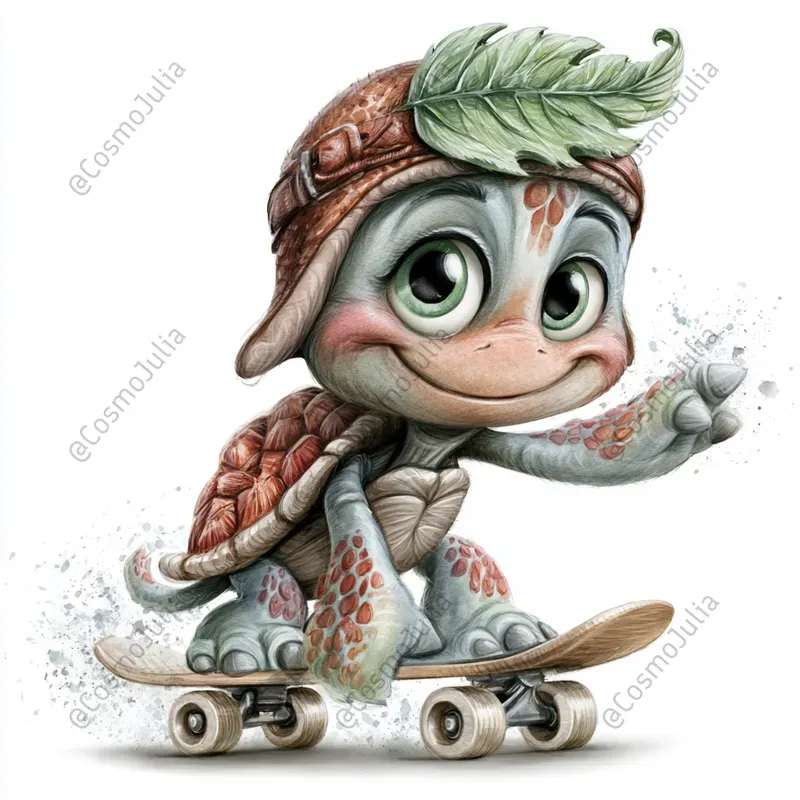 Whimsical Funny Animal Clipart