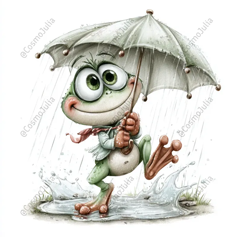 Whimsical Funny Animal Clipart