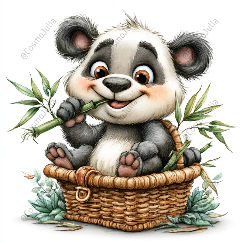 Whimsical Funny Animal Clipart