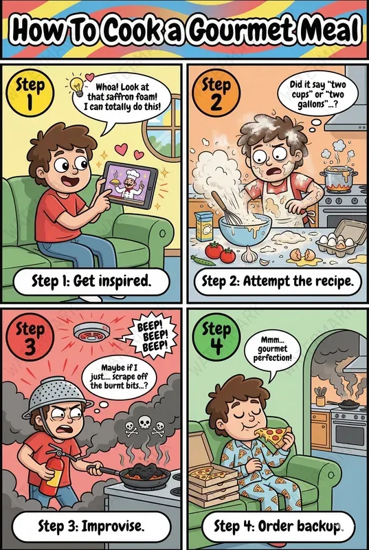 Funny How To Comic Strip Generator