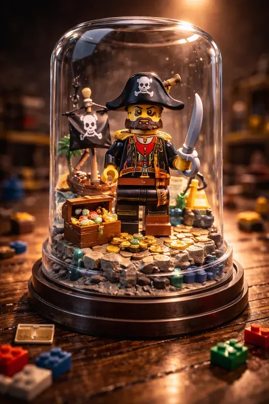 Cinematic Lego Capsule Macro Art