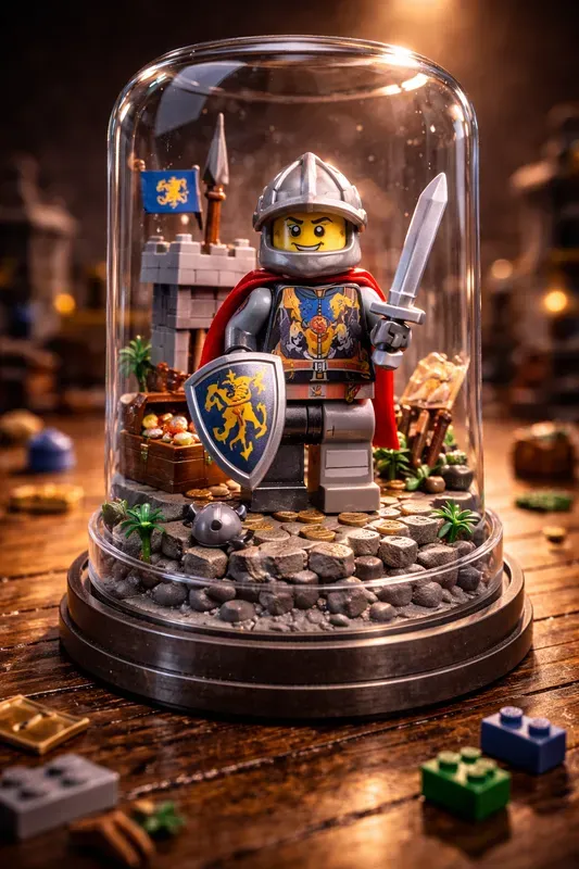 Cinematic Lego Capsule Macro Art