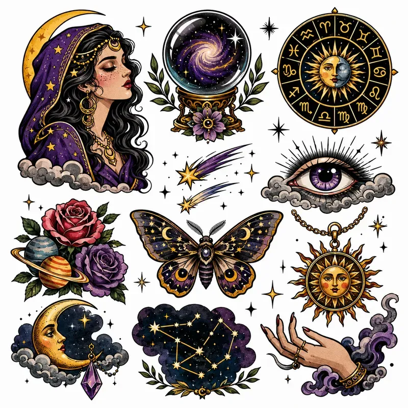 Vintage Tattoo Flash Collection Masters