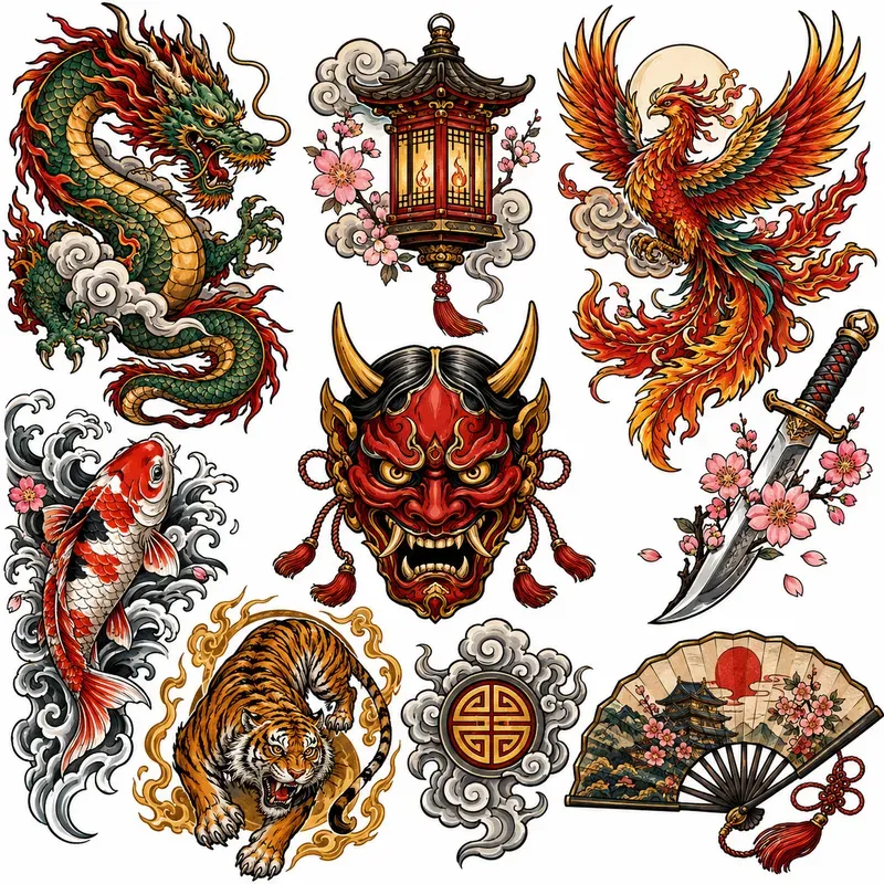 Vintage Tattoo Flash Collection Masters