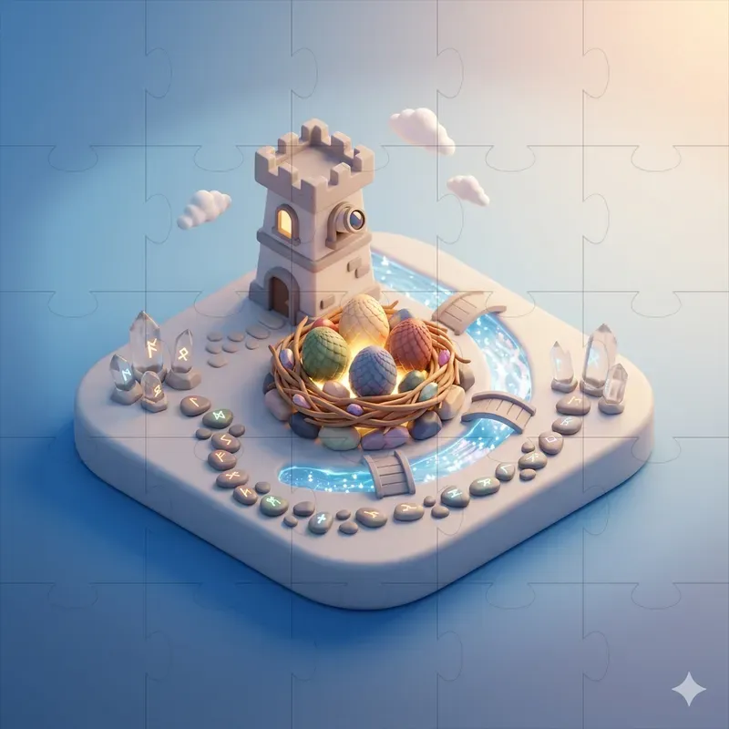 3D Isometric Mini Ecosystem Dioramas