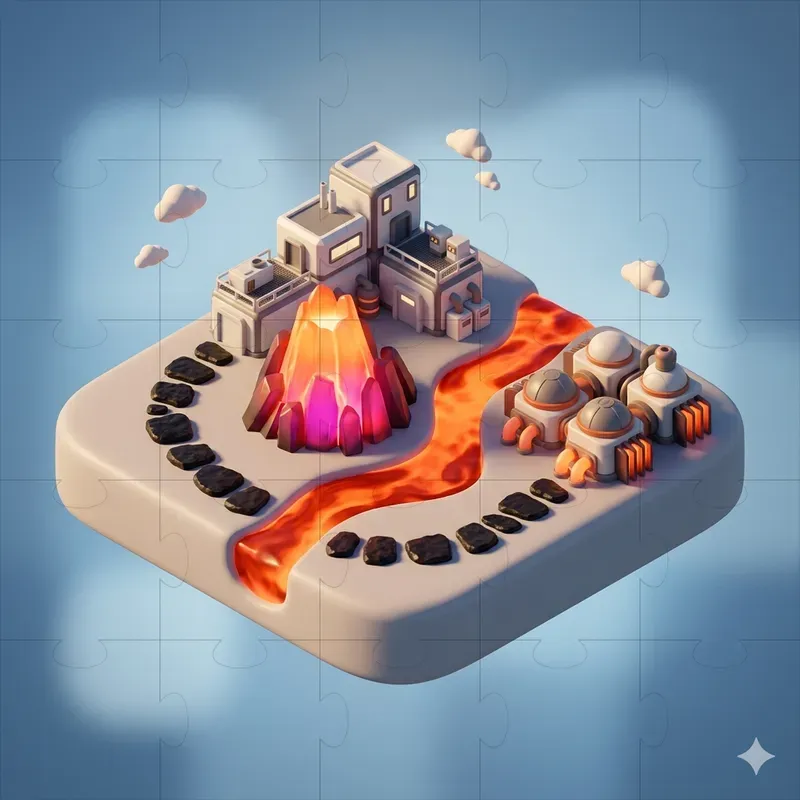 3D Isometric Mini Ecosystem Dioramas