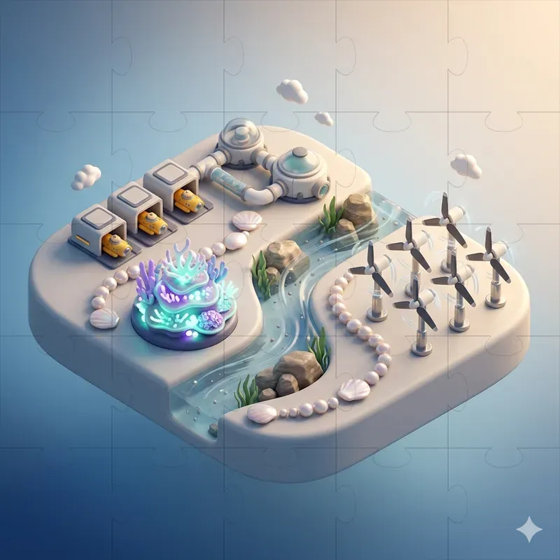 3D Isometric Mini Ecosystem Dioramas
