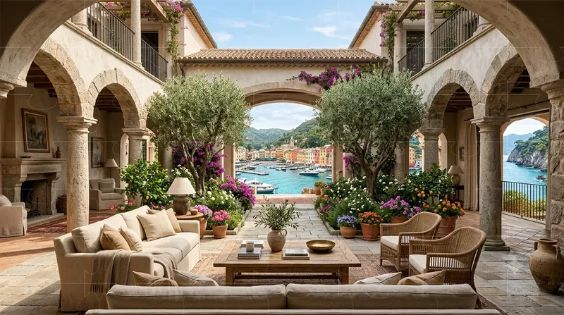Mediterranean Villa Interior Generator