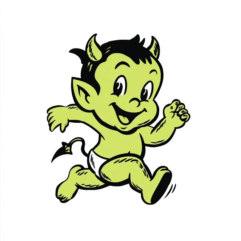 Vintage Devil Mascot Vectors