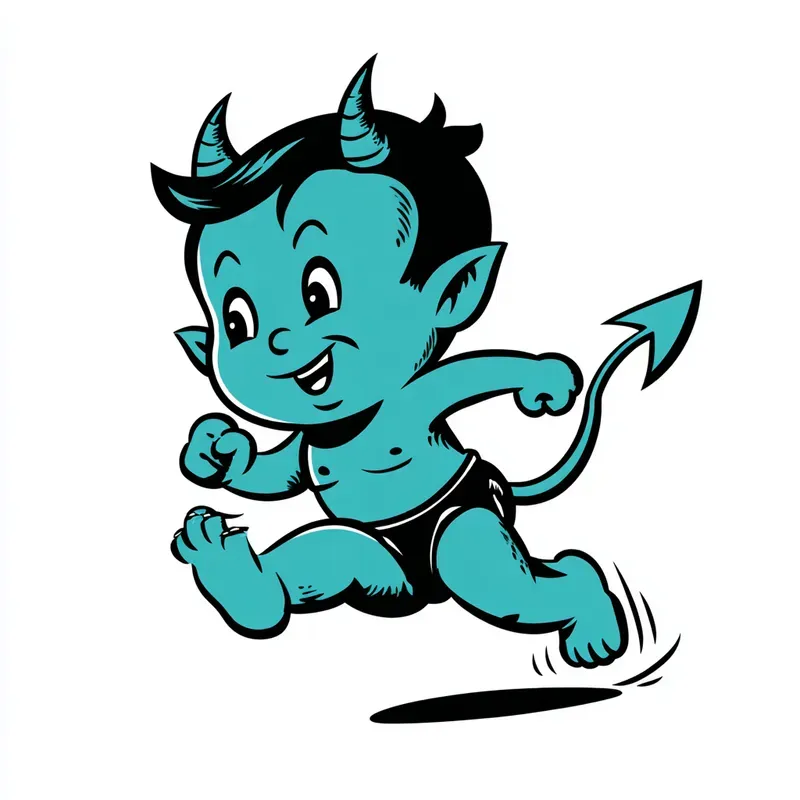 Vintage Devil Mascot Vectors