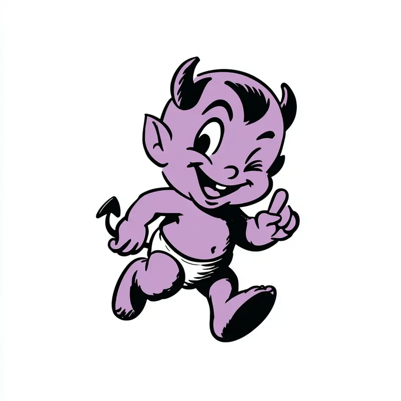 Vintage Devil Mascot Vectors