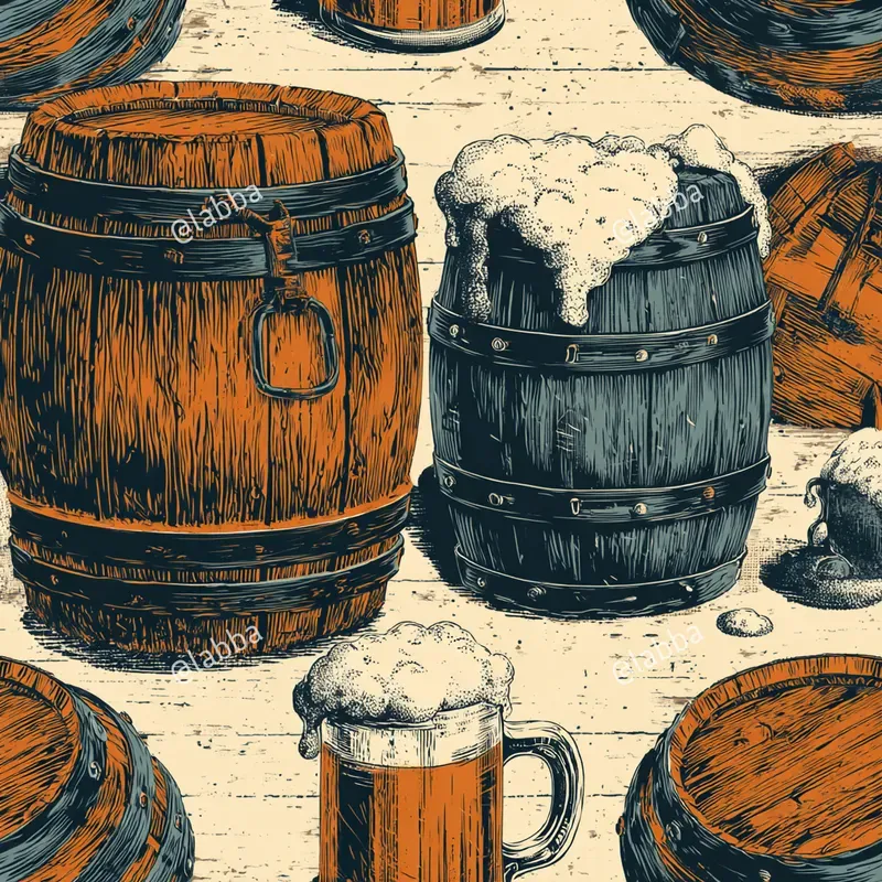Vintage Mariner Block Print Patterns