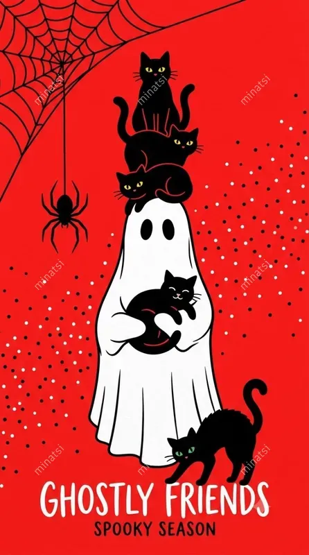 Halloween Flat Character Illustrations
