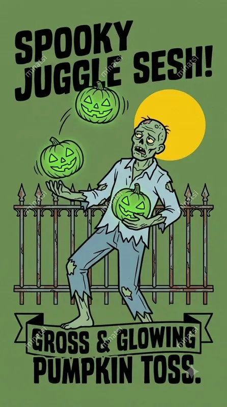 Halloween Flat Character Illustrations