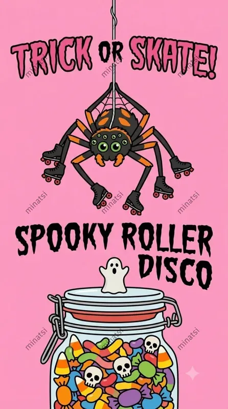 Halloween Flat Character Illustrations