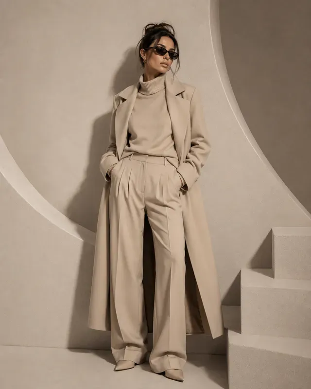 Monochromatic Fashion Editorials